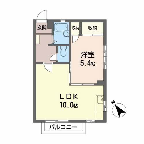 ボン・エスポアールＥの間取り