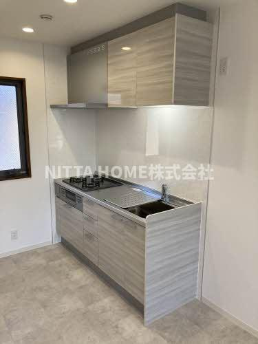 ボヌール誠のキッチン|３口コンロのシステムキッチン採用★