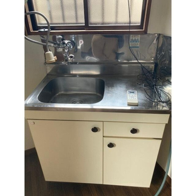 【洗面所】 | オザキハイツ | スペースが確保できる洗面所です