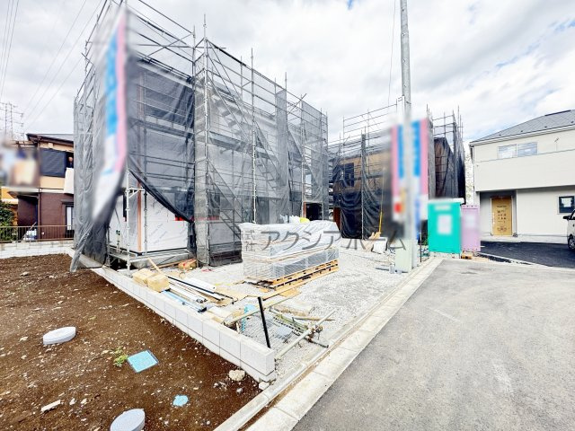 入間市大字下藤沢・全13棟　新築一戸建　2号棟の外観|現地写真（2026年3月27日撮影）