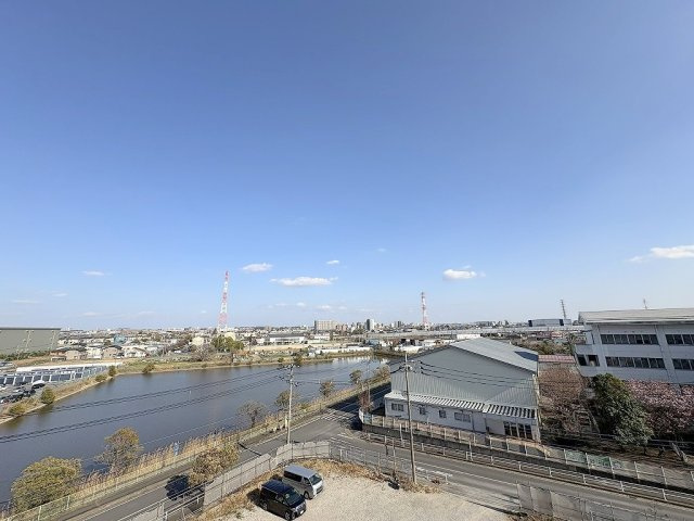 パークフィールドみさと5街区1号館の展望|バルコニーからの眺めです