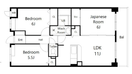 アナハイムコートの間取り