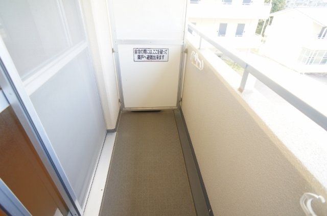 カーサ・デ・ミレニアムイーストのバルコニー