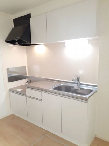 シェルブルーのキッチン