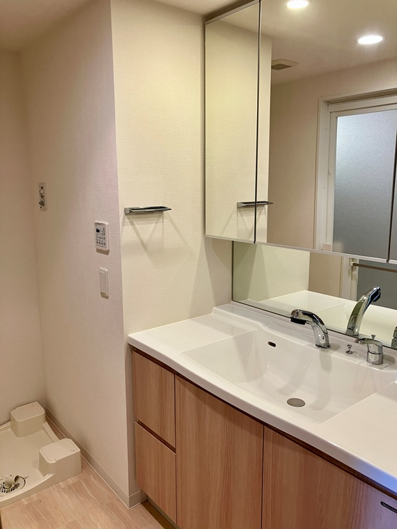 グランビュースクエアの洗面所