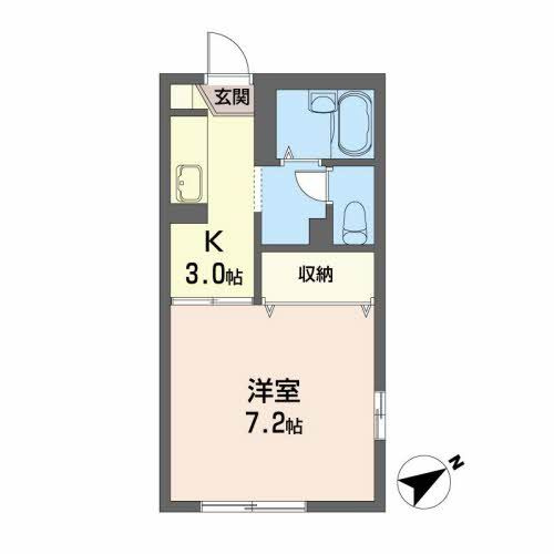 ディアス八桜 Ⅱの間取り