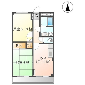 【間取り】 | グランディール・中野