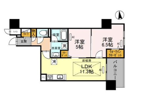 【間取り】 | IBC Residence West