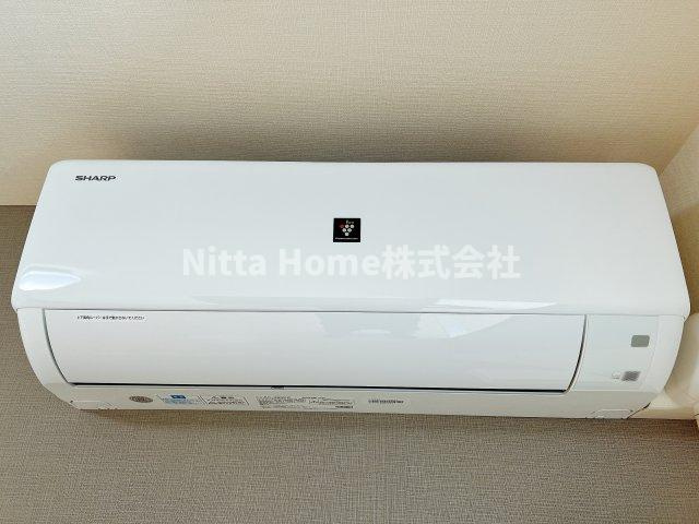 パークサイドヴィレッジの設備|エアコンもあります◆