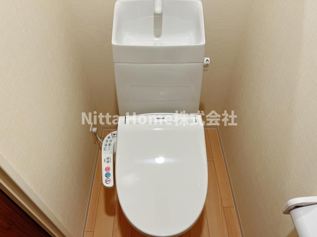 パークサイドヴィレッジのトイレ|もちろん、ウォシュレット付き♪