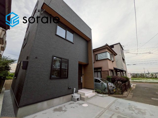 川越市熊野町　新築戸建の外観|5/20撮影