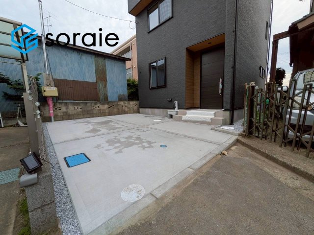 川越市熊野町　新築戸建の駐車場|5/20撮影