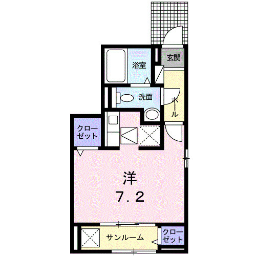 ラ・ペジーブル新大江の間取り