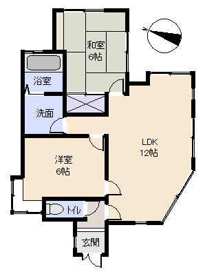 伊東市　ゴルフガーデン別荘地の間取り