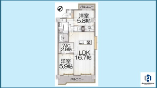 【間取り】 | クレッセンド清水ヶ岡