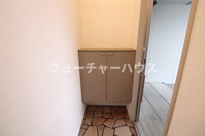グリーンハイツの玄関