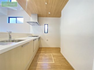 【キッチン】 | LDK21.7帖　リビングイン階段　床暖房　牧の原　2号棟 | 施工例