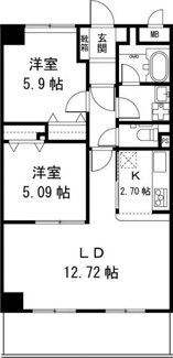 【間取り】 | リア・コンフォート | 間取りです。