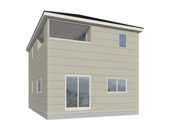 【外観パース】 | 行田市向町第2　CRADLE GARDEN　新築戸建　全2棟　1号棟 | 1号棟