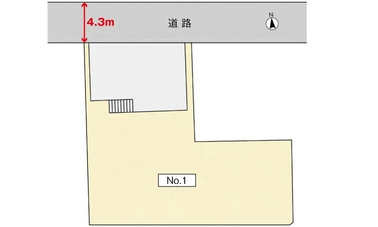 安芸区矢野西3丁目の土地図