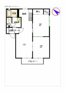 【間取り】 | サンライズ Ⅰ ** | 【サンライズ Ⅰ】
