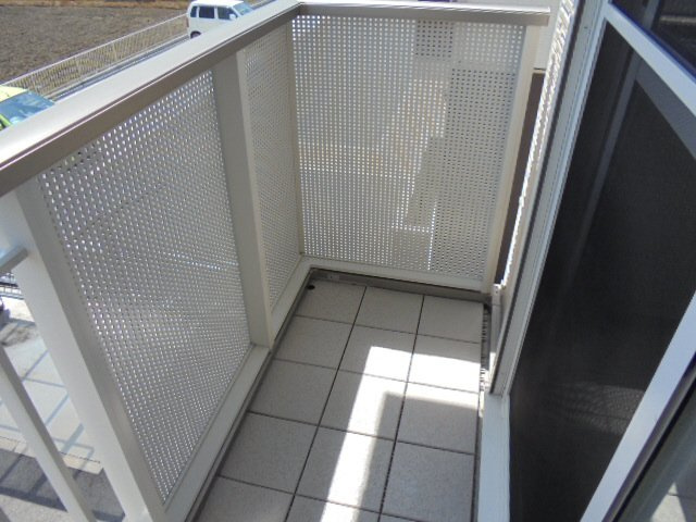 ベルクール加東A棟のバルコニー