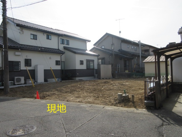 【仲介手数料無料】新築戸建　嵐山町志賀1-43（全1棟）の前面道路含む現地写真