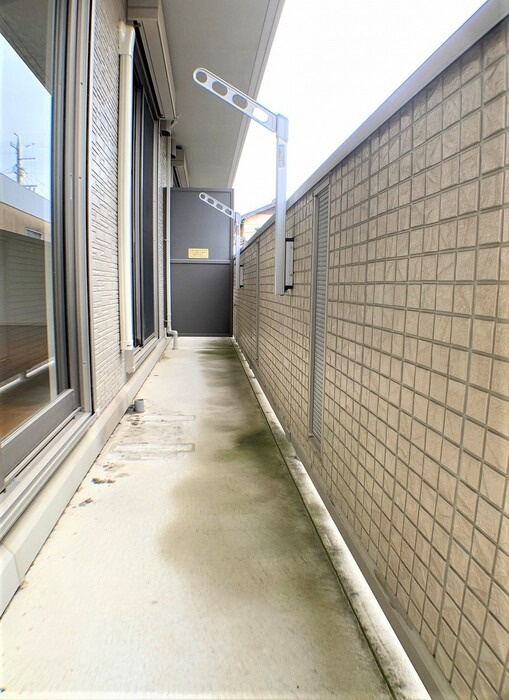 K.I.ハイツのバルコニー