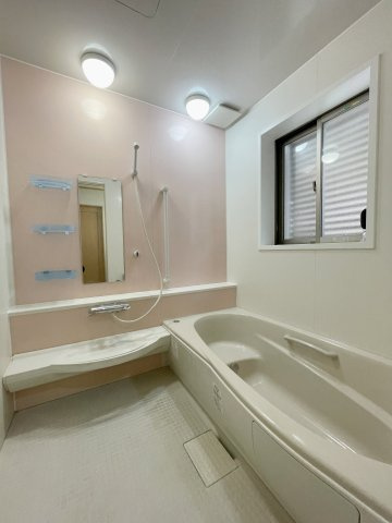 中古戸建・中古住宅　郡山市富久山町福原陣場　行健小・行健中の浴室|一日の疲れを癒してくれるお風呂時間をお楽しみください！