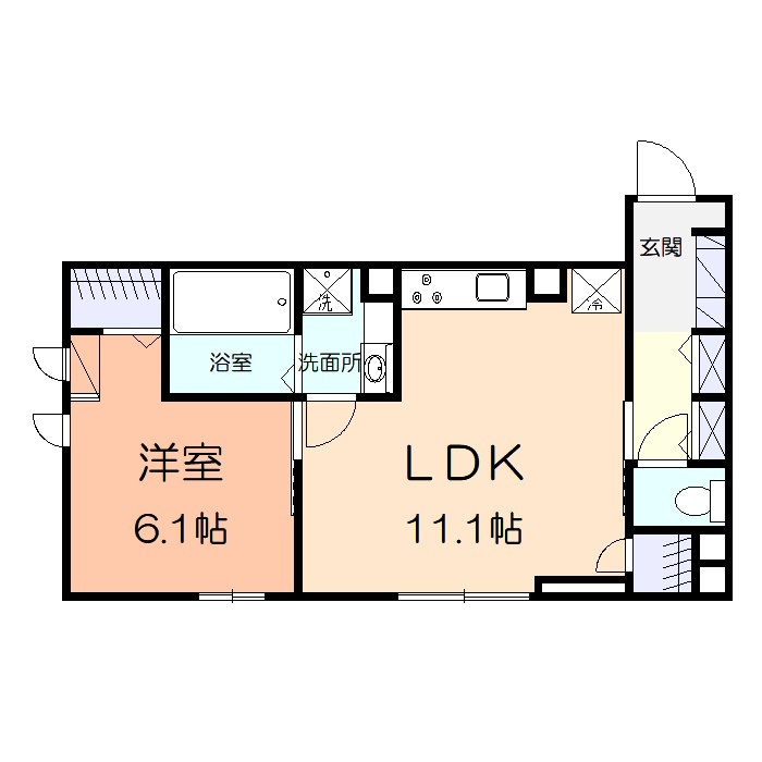 ライラック湘南Ⅱの間取り