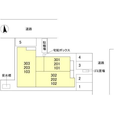 マーレ・カルモの区画図
