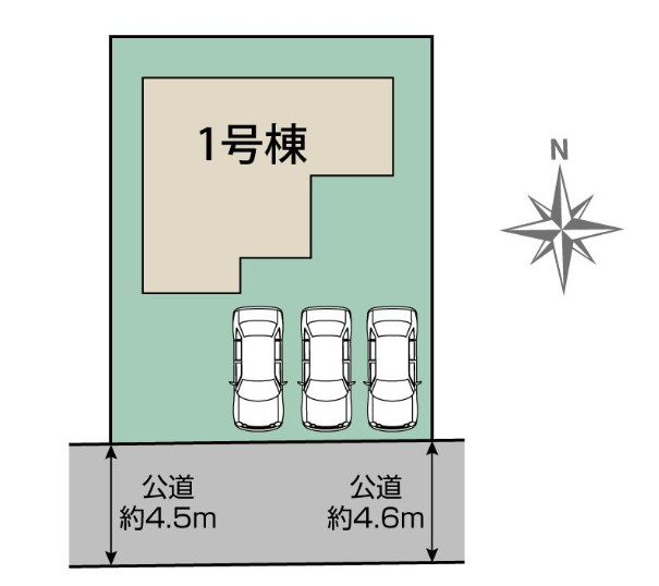新築戸建　吉井町長根2期の区画図