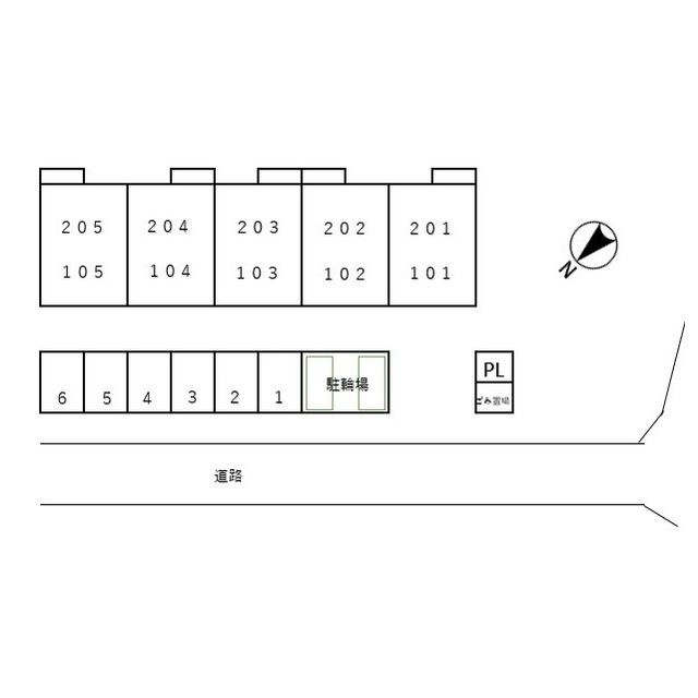 クレール流山おおたかの森の区画図