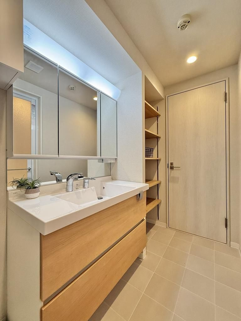 蒲田グリーンパークの独立洗面台