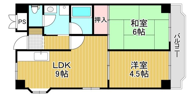 【間取り】 | 日宝ライフ放出西