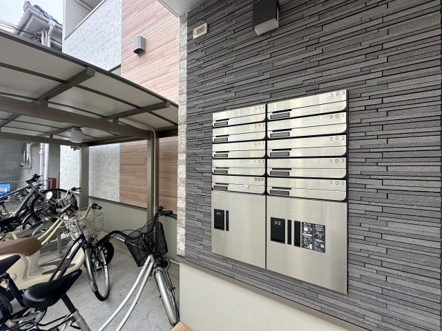 フジパレス住吉遠里小野Ⅱ番館のエントランス