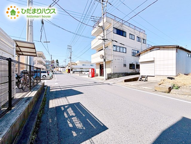 【前面道路含む現地写真】 | 水戸市城東1丁目　売地　73坪 | 前面道路は広く、車の運転が苦手な方でも安心です！