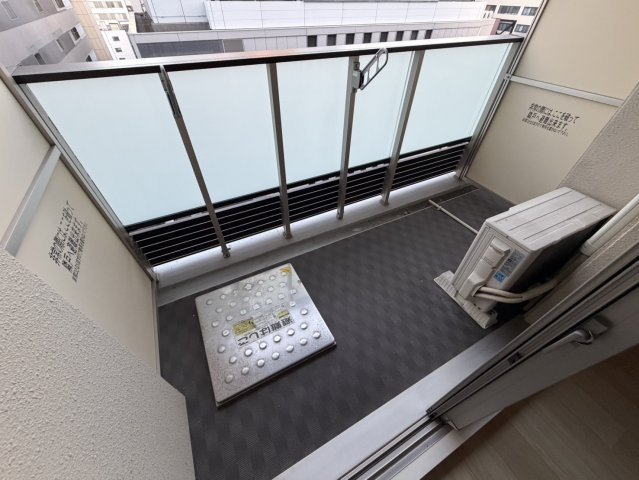 スプランディッド淀屋橋DUEのバルコニー
