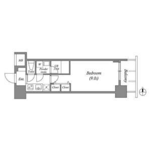 スプランディッド淀屋橋DUEの間取り