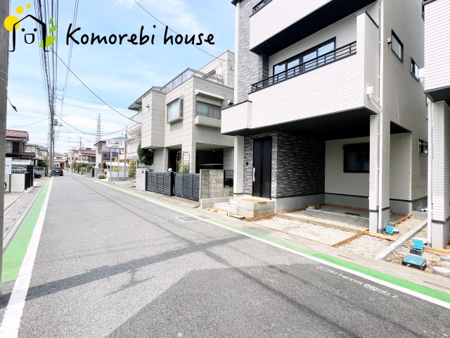 さいたま市北区宮原町　18期　新築一戸建て　グレース　01の前面道路含む現地写真|前面道路含む現地写真です
