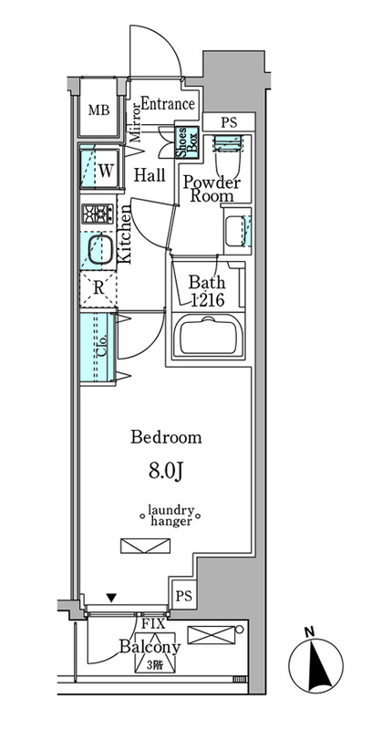 ミリアレジデンス新宿御苑の間取り|ミリアレジデンス新宿御苑