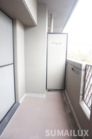 熊本市東区健軍２丁目の賃貸マンションのバルコニー