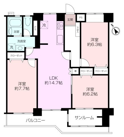 野庭団地604-4号棟の画像