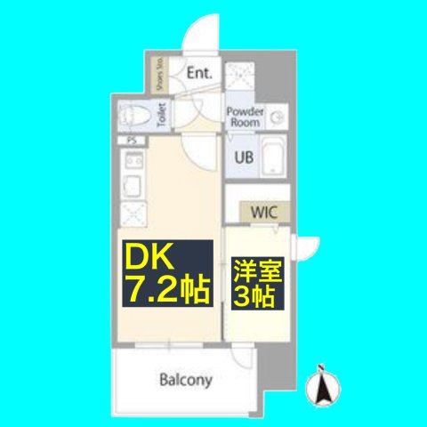 エスリード泉 外堀通の間取り