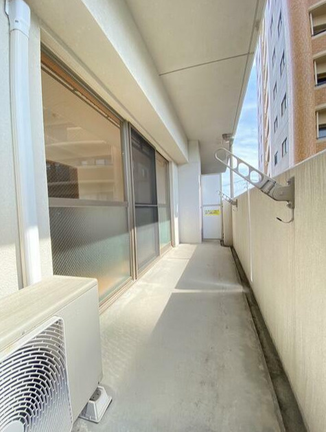 熊本市中央区水前寺３丁目の賃貸マンションのバルコニー