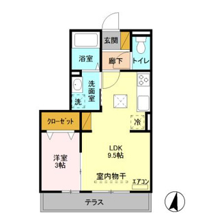 【間取り】 | ルナ・エスポワール