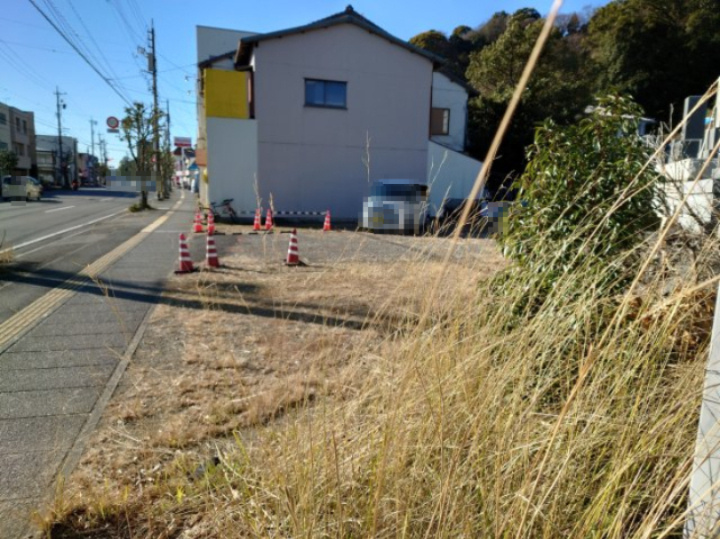 売土地　静岡市葵区大岩本町の外観|平坦なので駐車場にしたときは停めやすそうです。