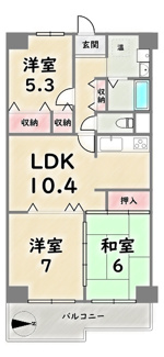 【間取り】 | マンハイム五条