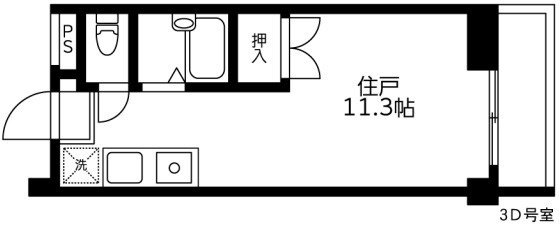 タイドプールマンションの間取り|間取り反転の可能性あり