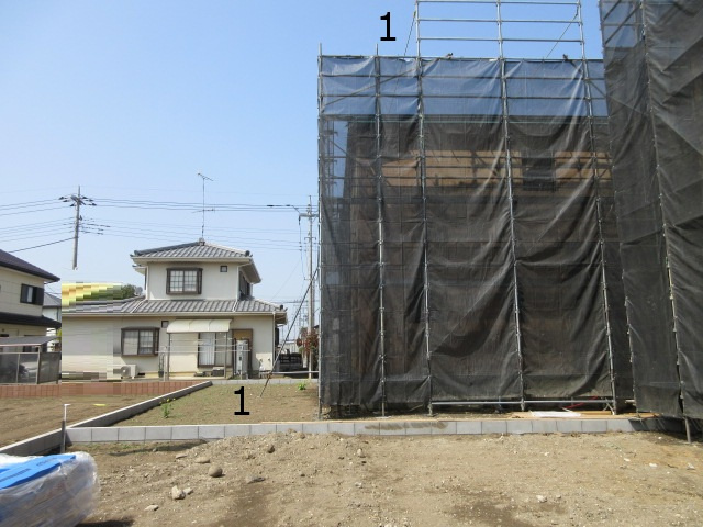 【仲介手数料無料】新築戸建　深谷市中瀬1669-6（全2棟）の前面道路含む現地写真